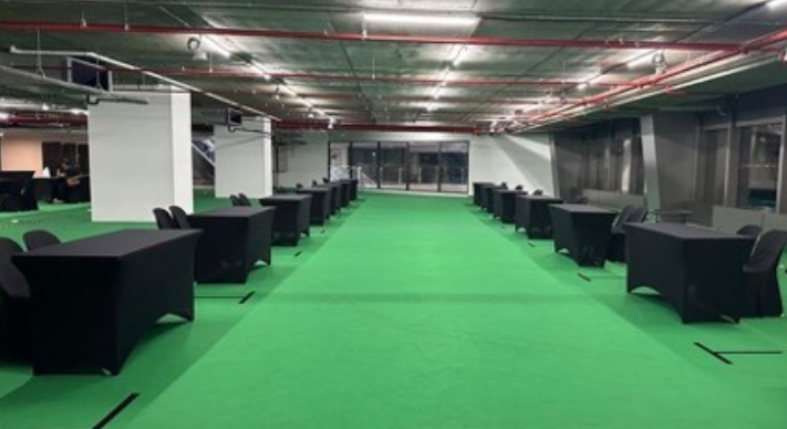 AffinMax Mobile Apps Launching — large open launch hall setup